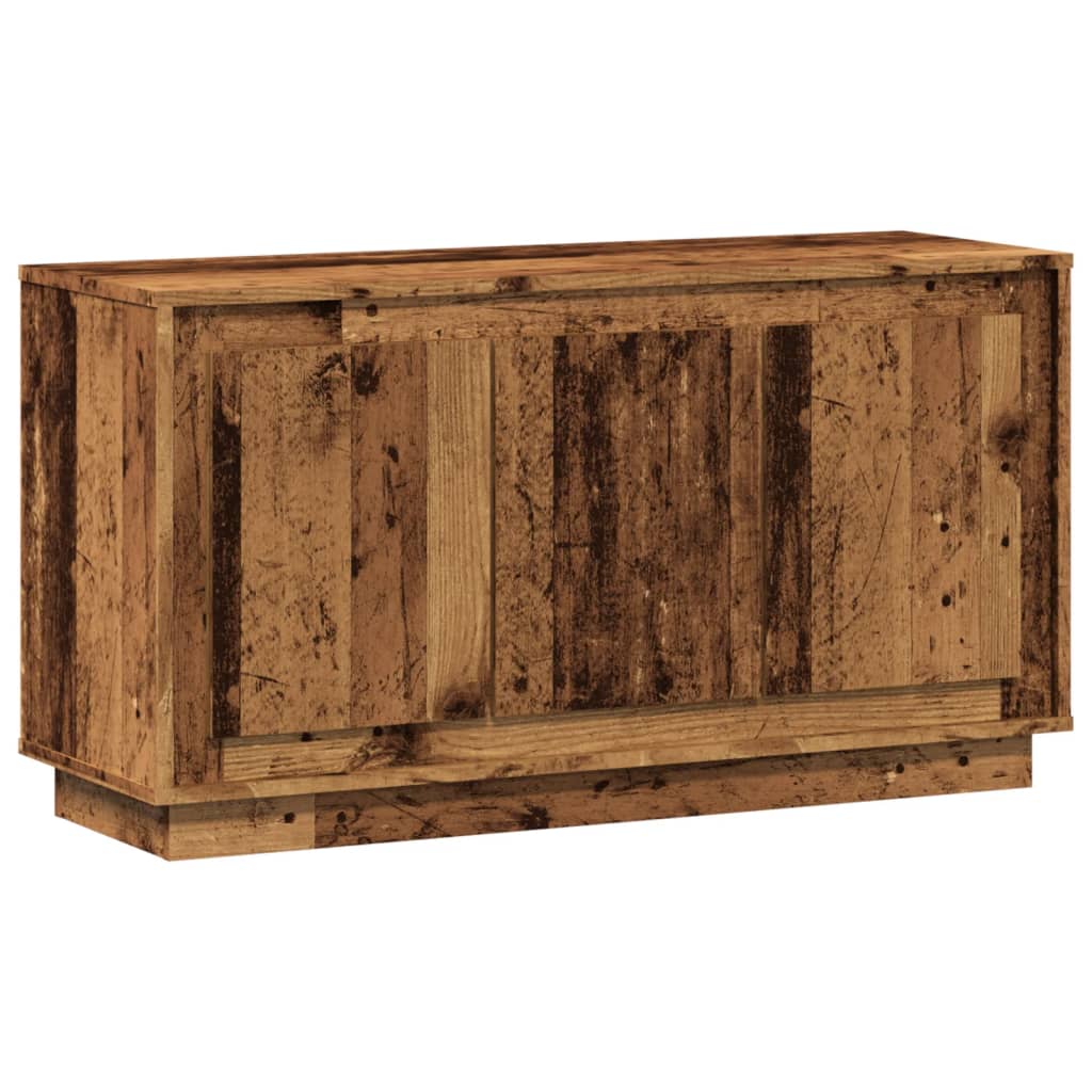 Buffet vieux bois 102x35x55 cm bois d'ingénierie - XIOS