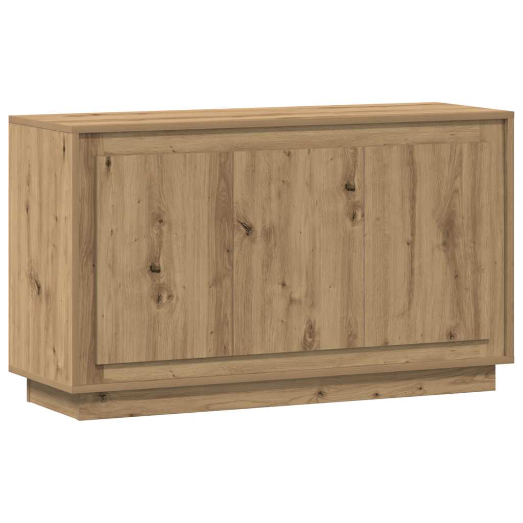 Buffet chêne artisanal 102x35x55 cm bois d'ingénierie - XIOS