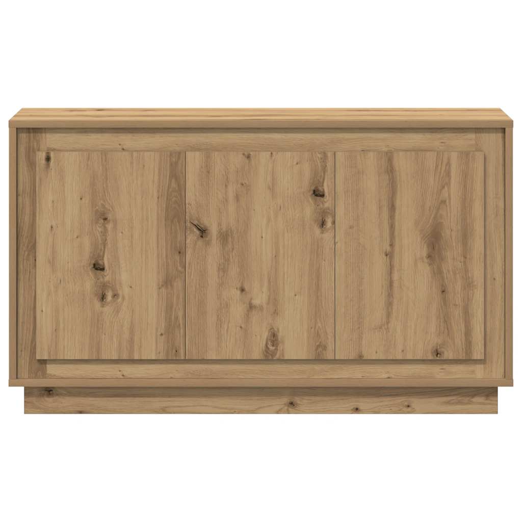 Buffet chêne artisanal 102x35x55 cm bois d'ingénierie - XIOS