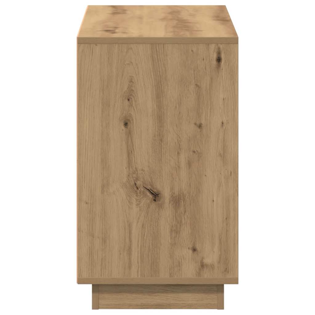 Buffet chêne artisanal 102x35x55 cm bois d'ingénierie - XIOS