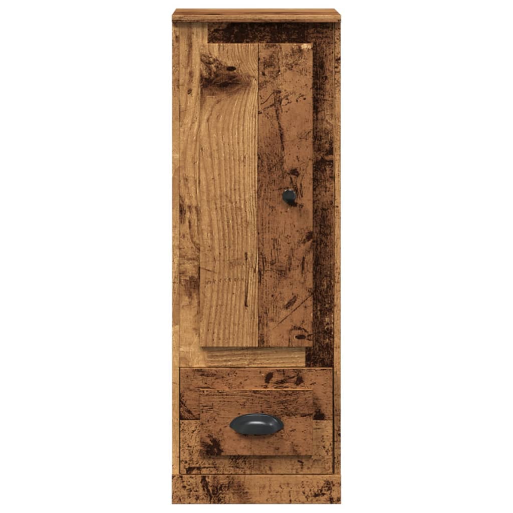 Buffet haut vieux bois 36x35,5x103,5 cm bois d'ingénierie - XIOS