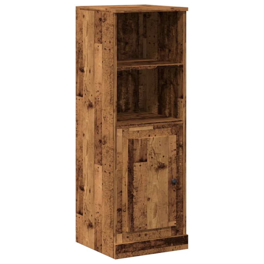 Buffet haut vieux bois 36x35,5x103,5 cm bois d'ingénierie - XIOS