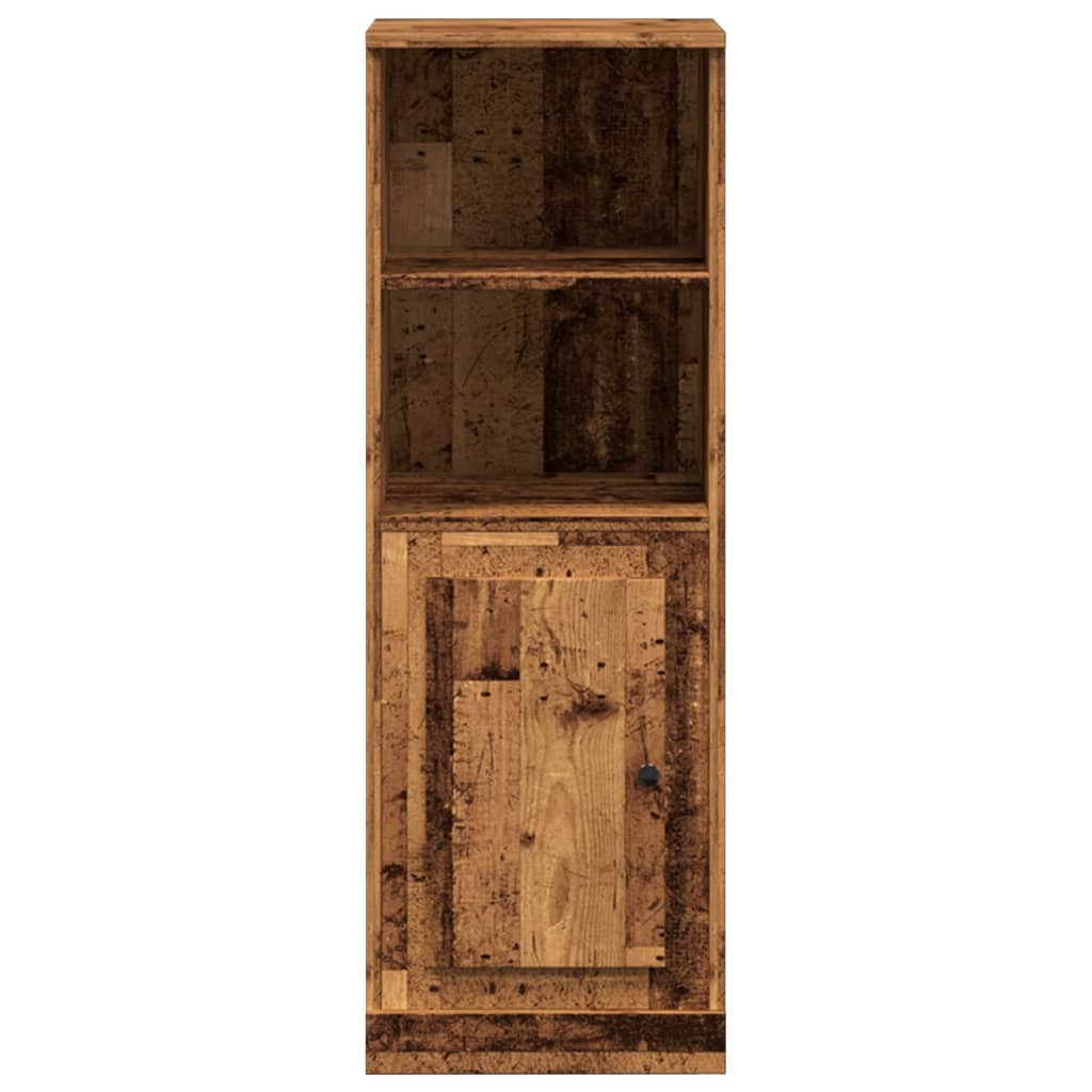 Buffet haut vieux bois 36x35,5x103,5 cm bois d'ingénierie - XIOS