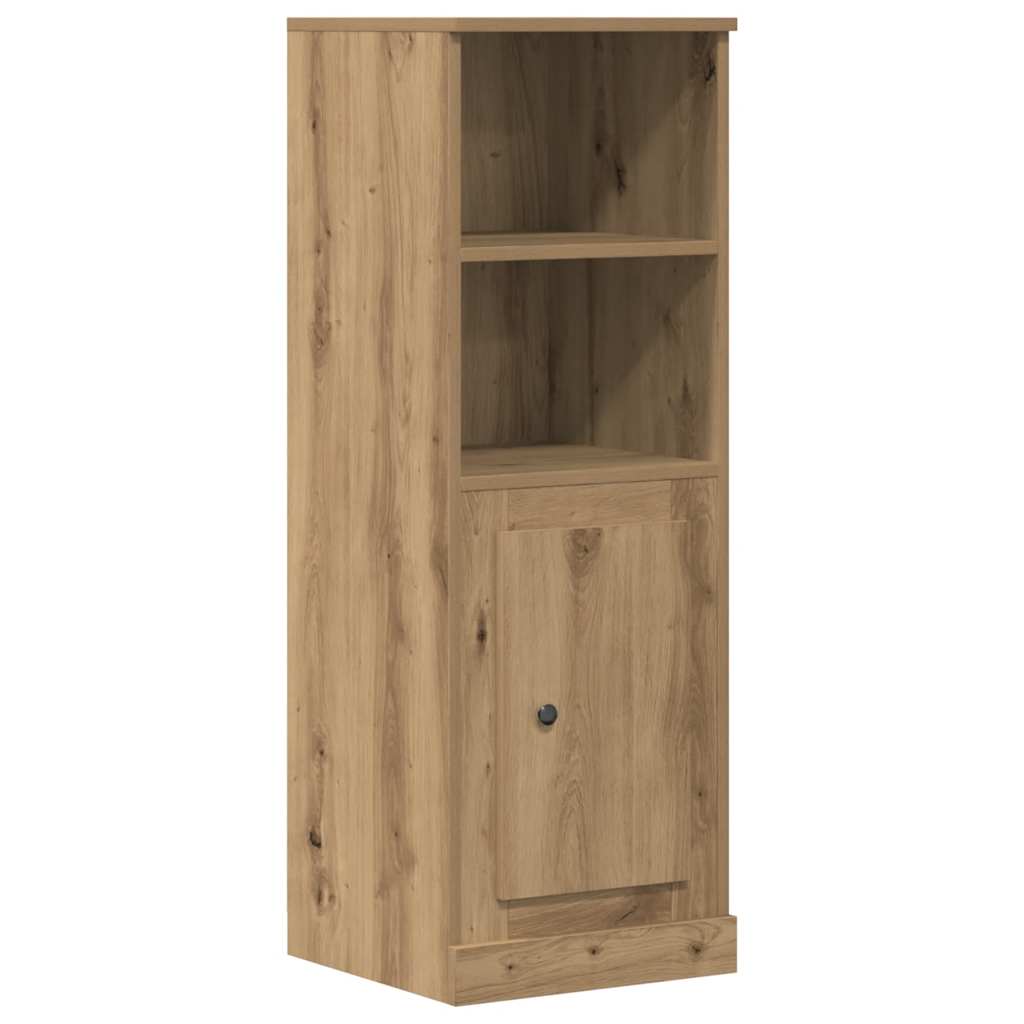 Buffet haut chêne artisanal 36x35,5x103,5 cm bois d'ingénierie - XIOS