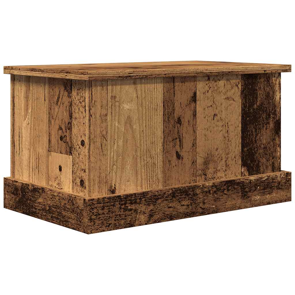 Boîtes de rangement vieux bois 30x50x28 cm bois d'ingénierie - XIOS