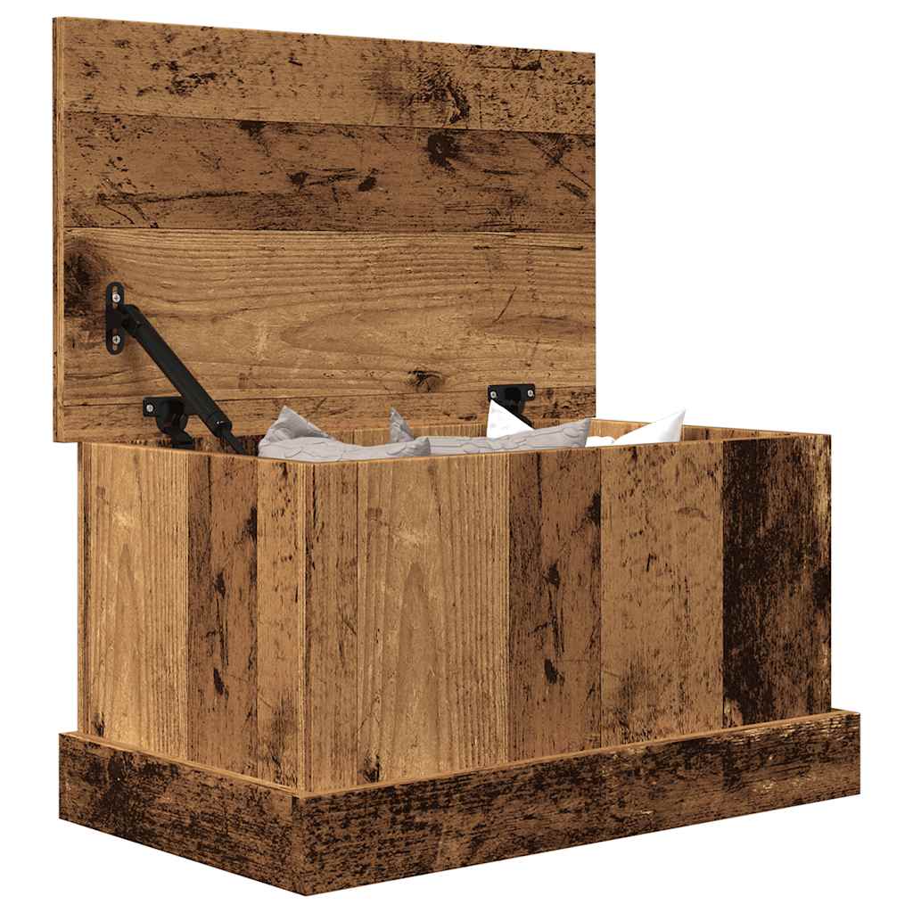 Boîtes de rangement vieux bois 30x50x28 cm bois d'ingénierie - XIOS