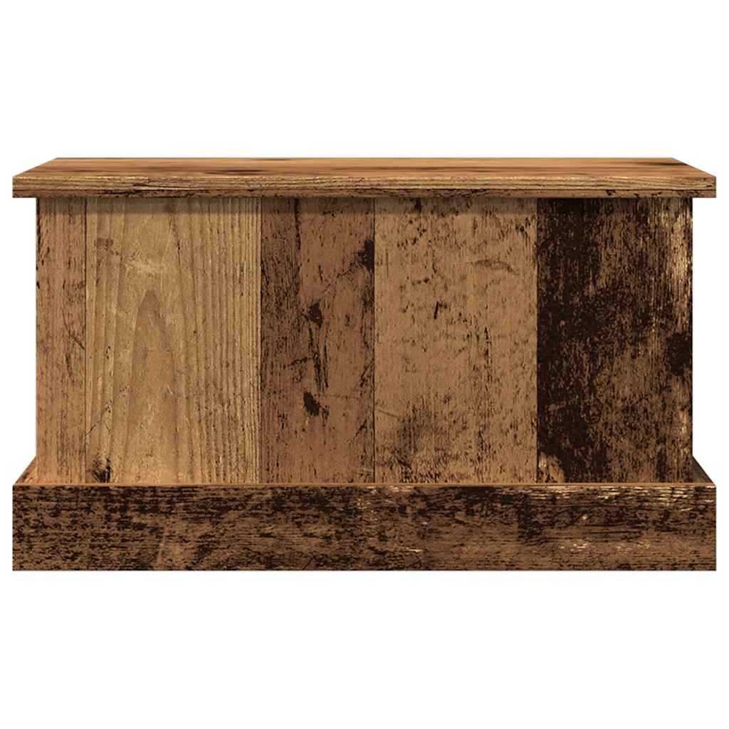 Boîtes de rangement vieux bois 30x50x28 cm bois d'ingénierie - XIOS