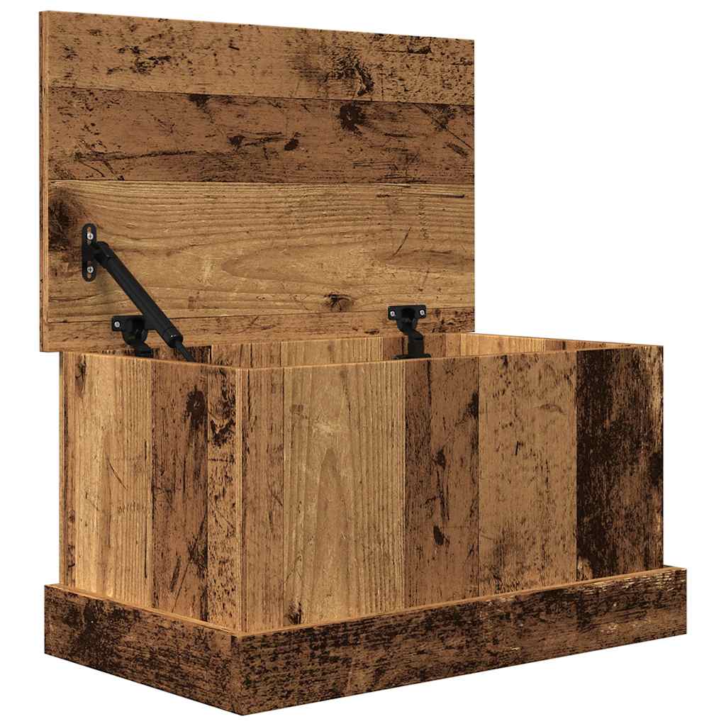 Boîtes de rangement vieux bois 30x50x28 cm bois d'ingénierie - XIOS
