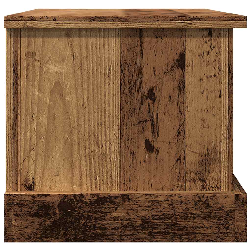 Boîtes de rangement vieux bois 30x50x28 cm bois d'ingénierie - XIOS