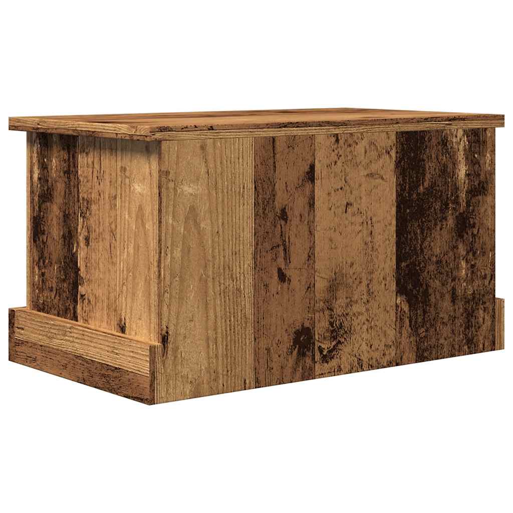 Boîtes de rangement vieux bois 30x50x28 cm bois d'ingénierie - XIOS