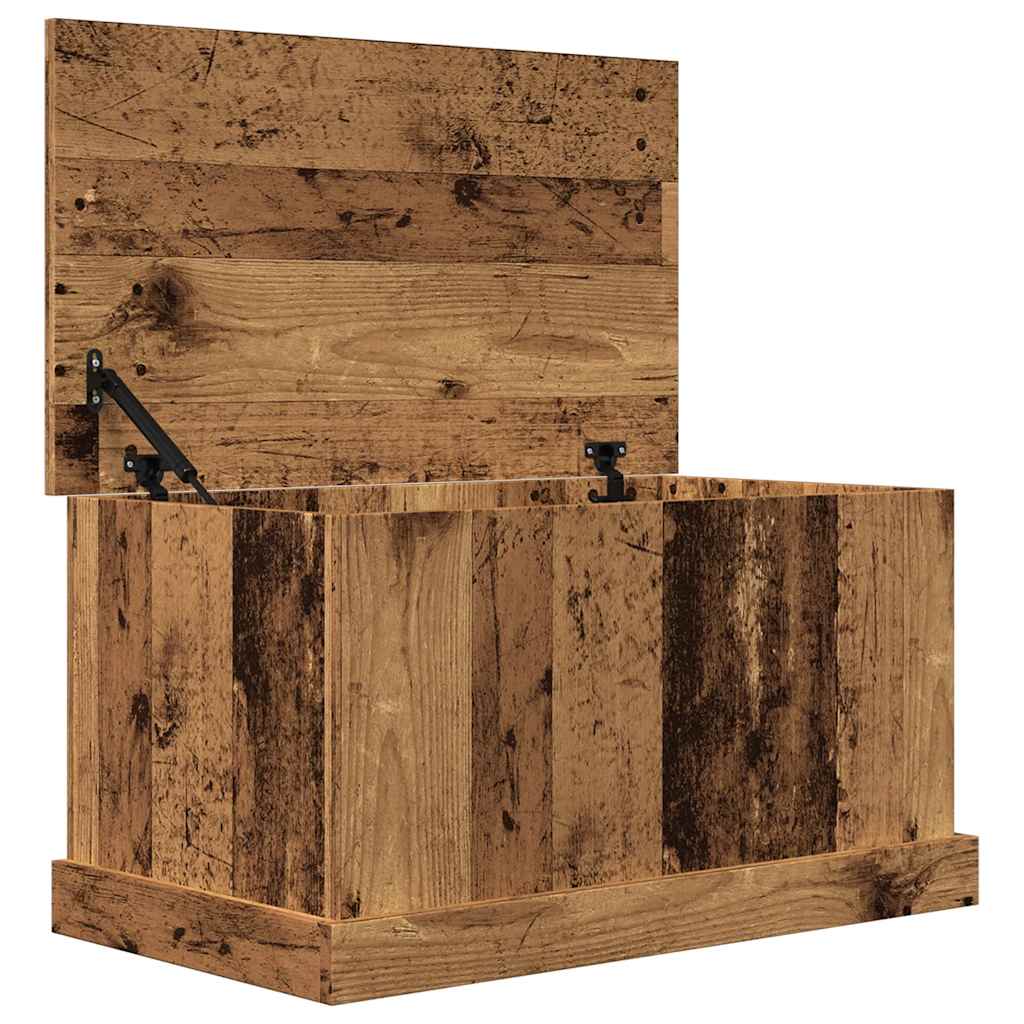 Boîtes de rangement vieux bois 70x40x38 cm bois d'ingénierie - XIOS