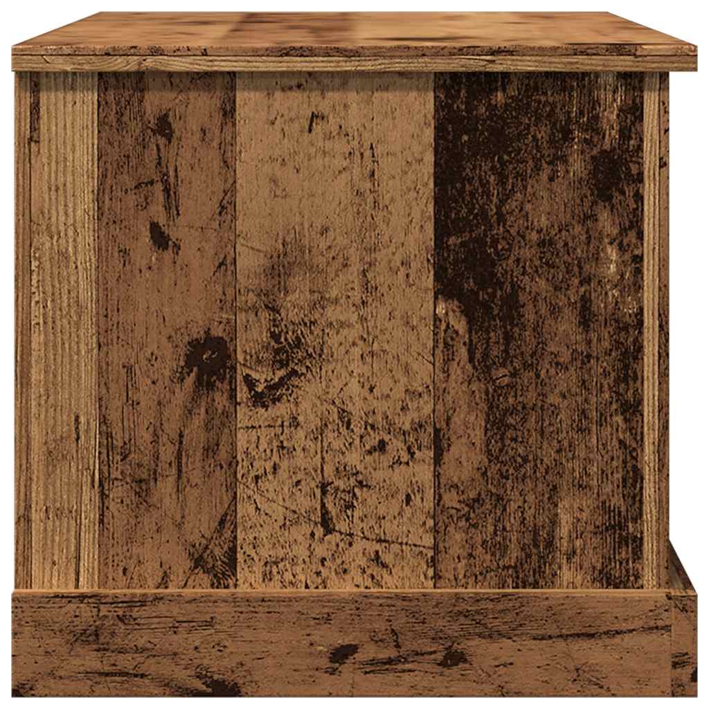 Boîtes de rangement vieux bois 70x40x38 cm bois d'ingénierie - XIOS