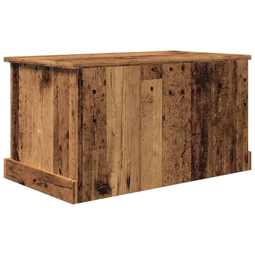 Boîtes de rangement vieux bois 70x40x38 cm bois d'ingénierie - XIOS