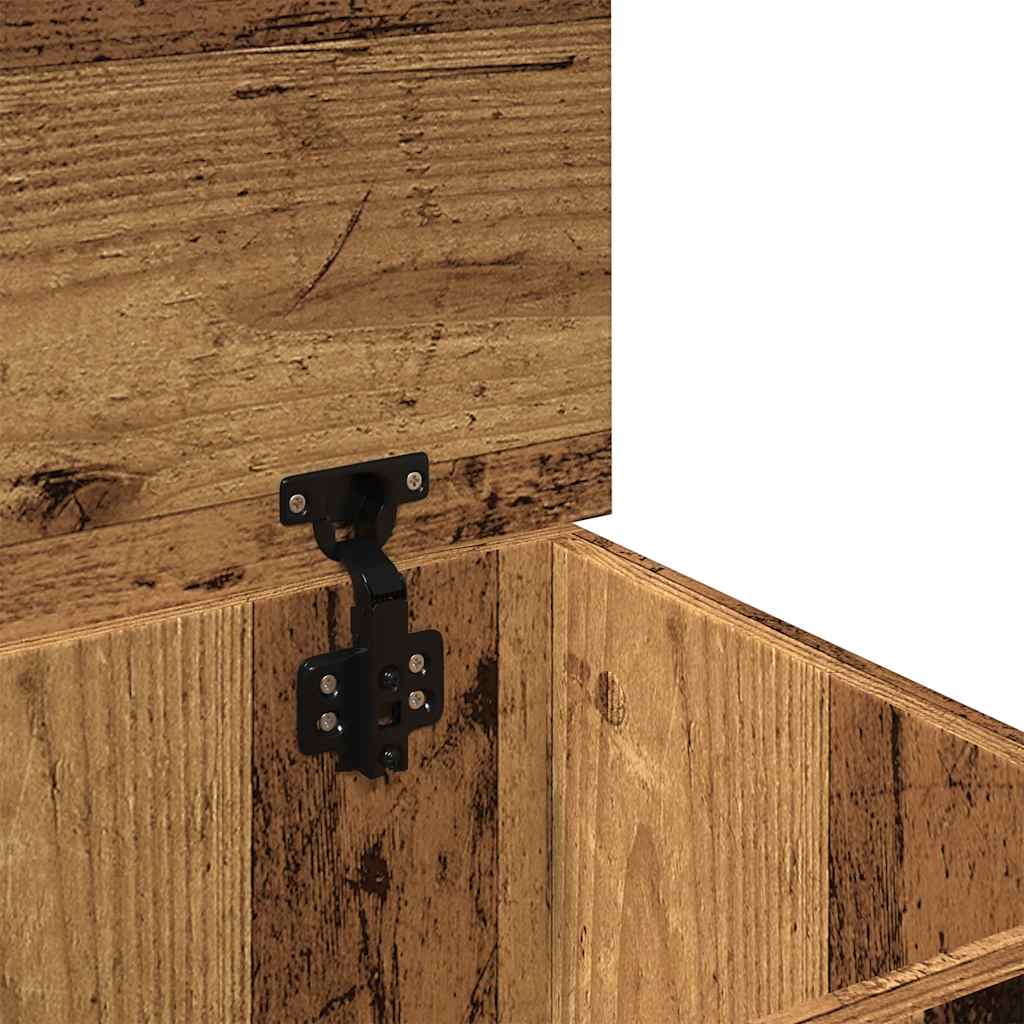Boîtes de rangement vieux bois 70x40x38 cm bois d'ingénierie - XIOS