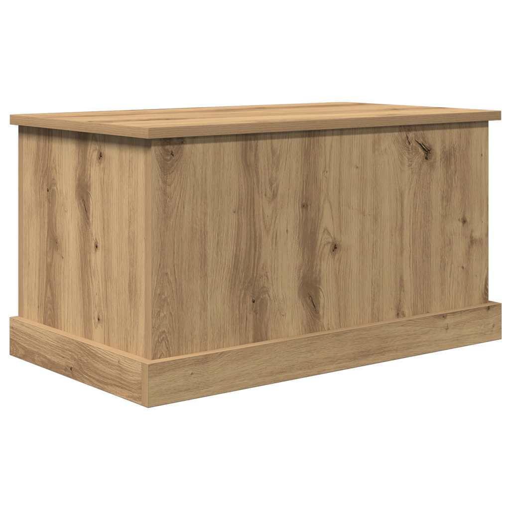 Boîtes de rangement chêne artisanal 70x40x38 cm bois ingénierie - XIOS