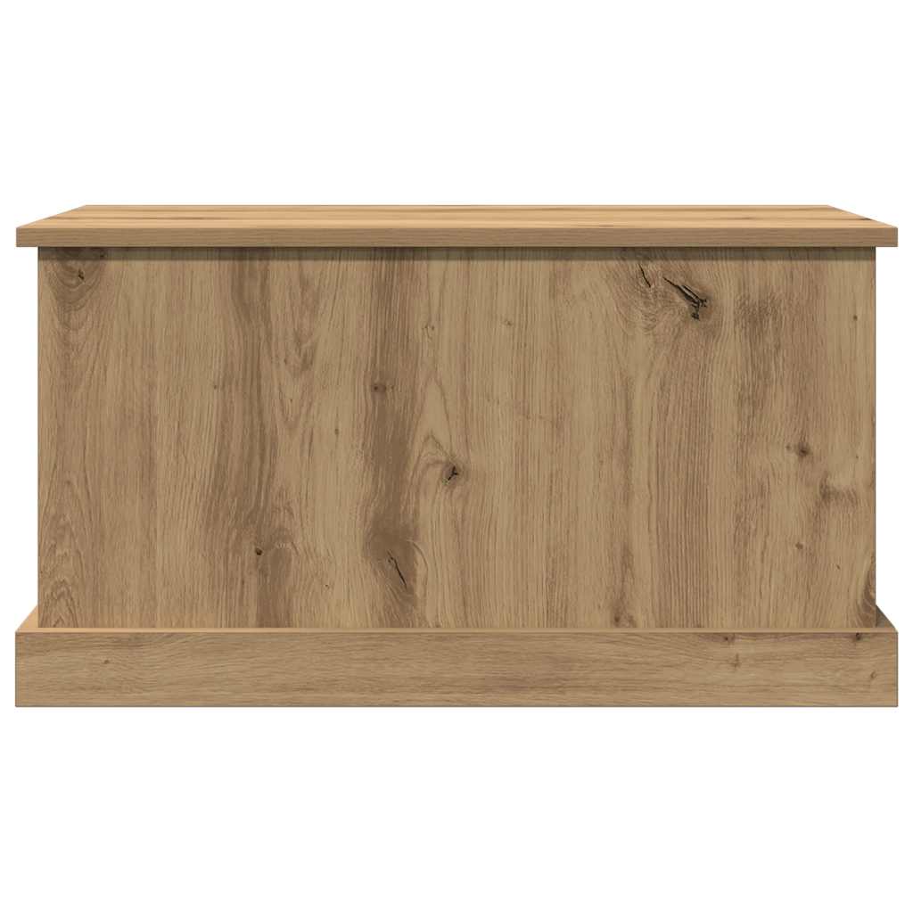 Boîtes de rangement chêne artisanal 70x40x38 cm bois ingénierie - XIOS
