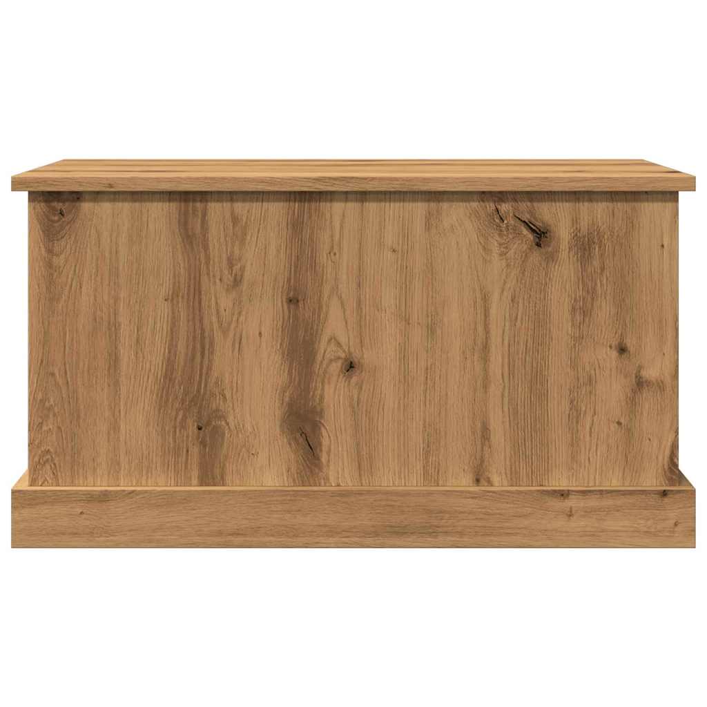 Boîtes de rangement chêne artisanal 70x40x38 cm bois ingénierie - XIOS
