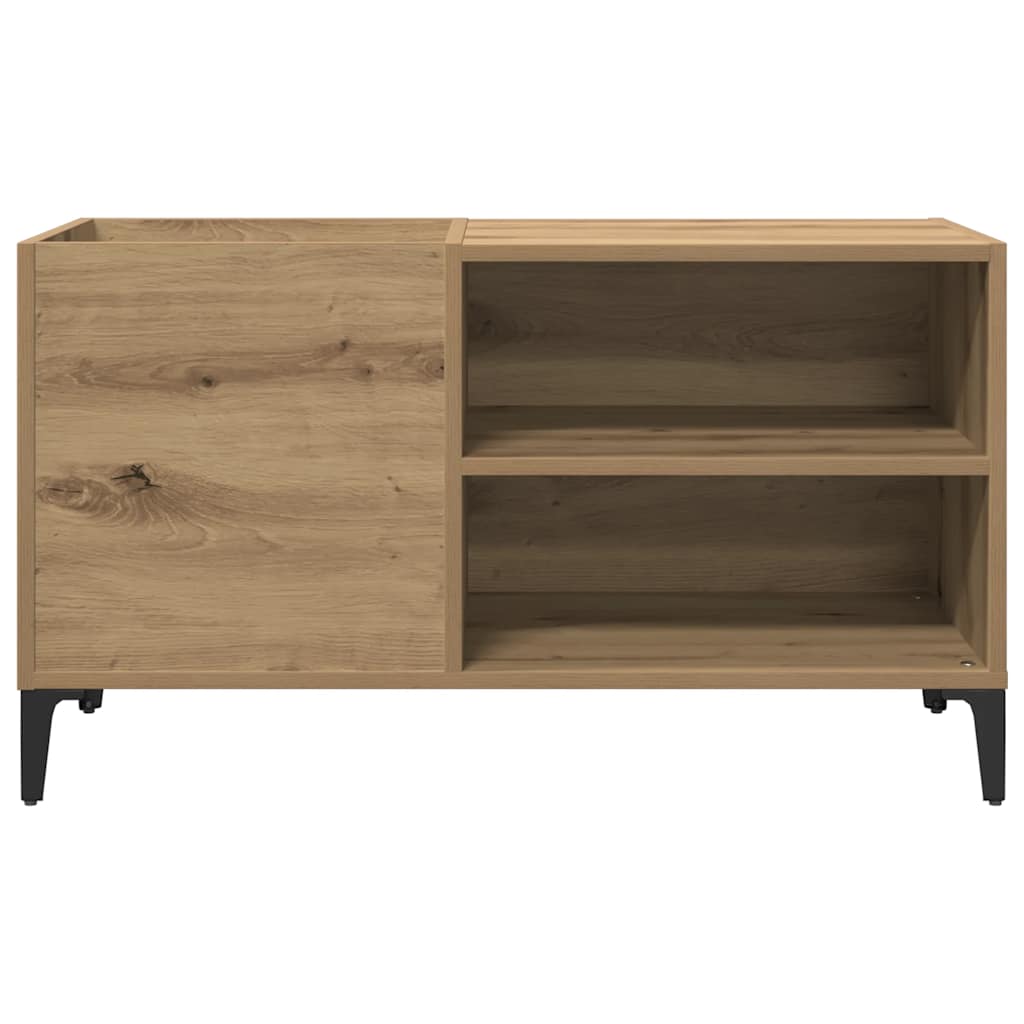 Armoire à disques chêne artisanal 84,5x38x48 cm bois ingénierie - XIOS