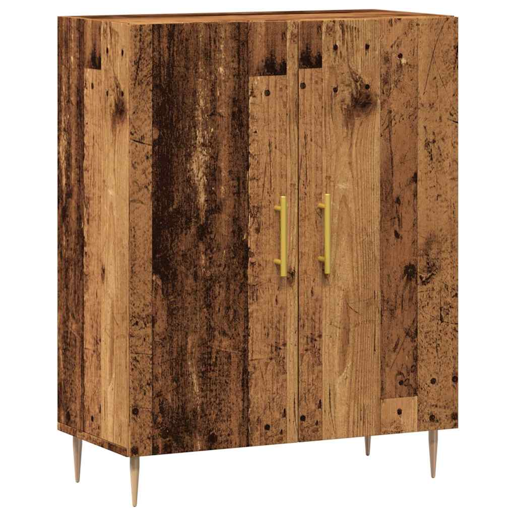 Buffet vieux bois 69,5x34x90 cm bois d'ingénierie - XIOS