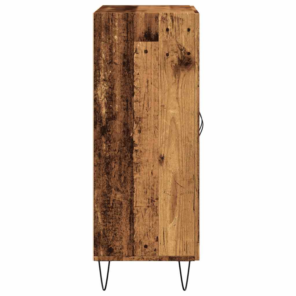 Buffet vieux bois 69,5x34x90 cm bois d'ingénierie - XIOS
