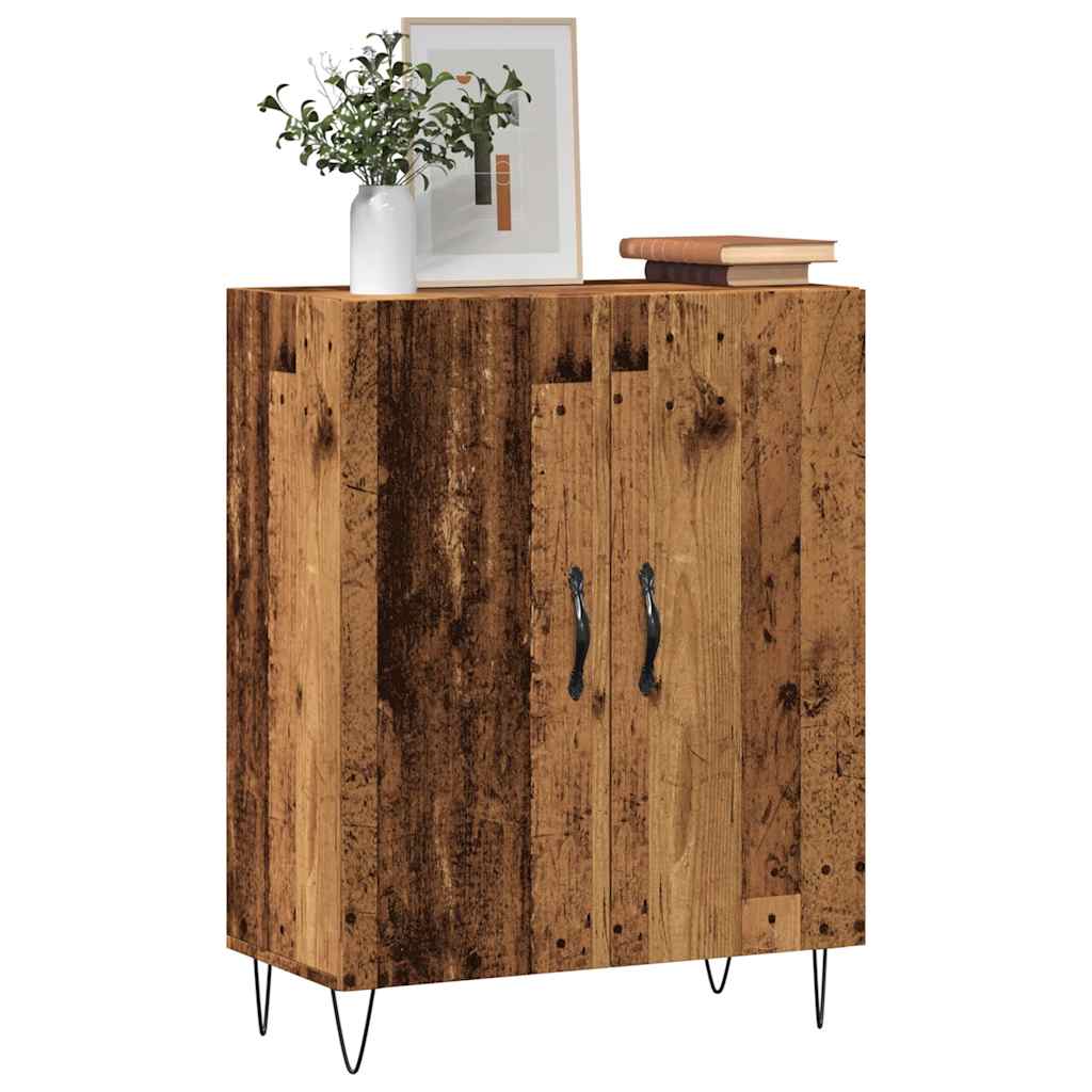 Buffet vieux bois 69,5x34x90 cm bois d'ingénierie - XIOS