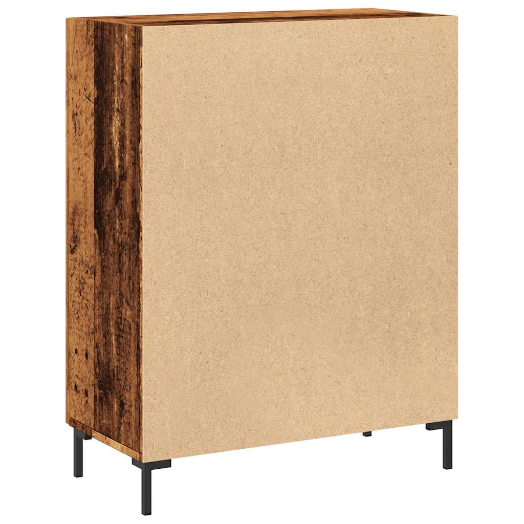 Buffet vieux bois 69,5x34x90 cm bois d'ingénierie - XIOS