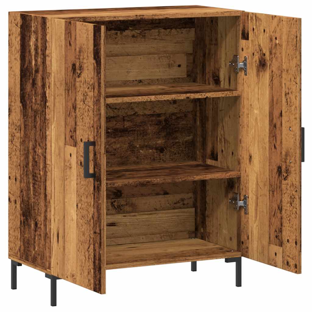 Buffet vieux bois 69,5x34x90 cm bois d'ingénierie - XIOS
