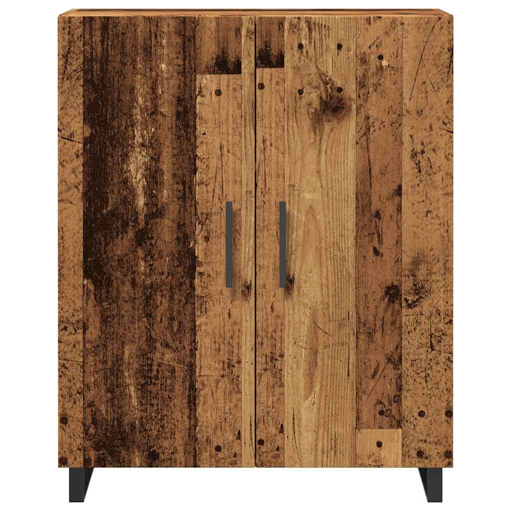 Buffet vieux bois 69,5x34x90 cm bois d'ingénierie - XIOS