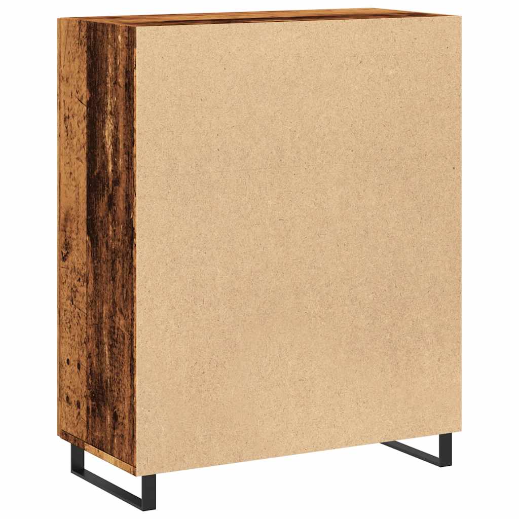 Buffet vieux bois 69,5x34x90 cm bois d'ingénierie - XIOS