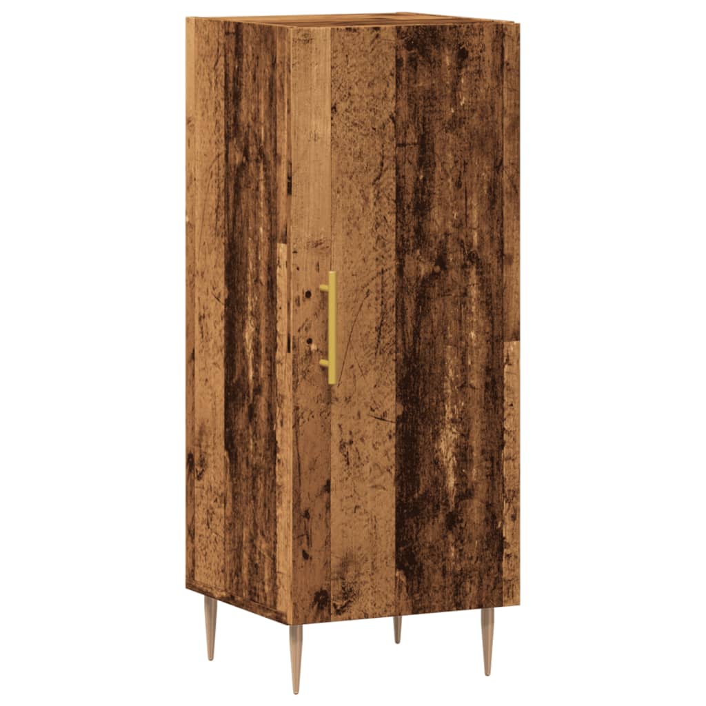 Buffet vieux bois 34,5x34x90 cm bois d'ingénierie - XIOS