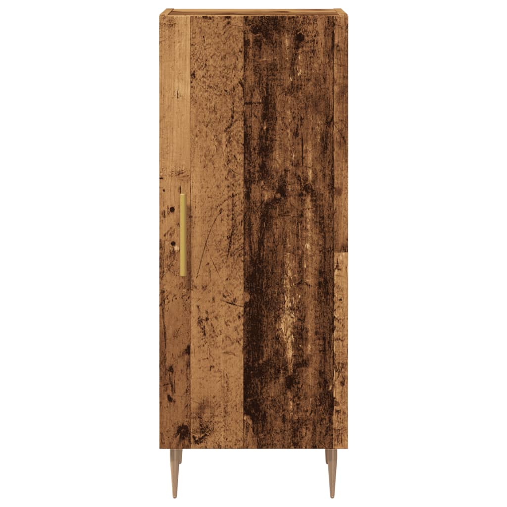 Buffet vieux bois 34,5x34x90 cm bois d'ingénierie - XIOS