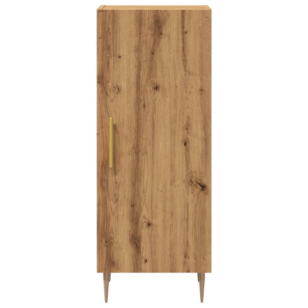 Buffet chêne artisanal 34,5x34x90 cm bois d'ingénierie - XIOS