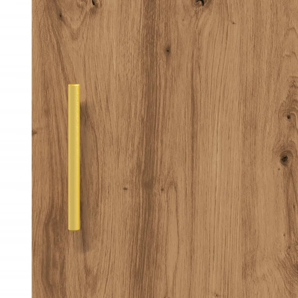 Buffet chêne artisanal 34,5x34x90 cm bois d'ingénierie - XIOS