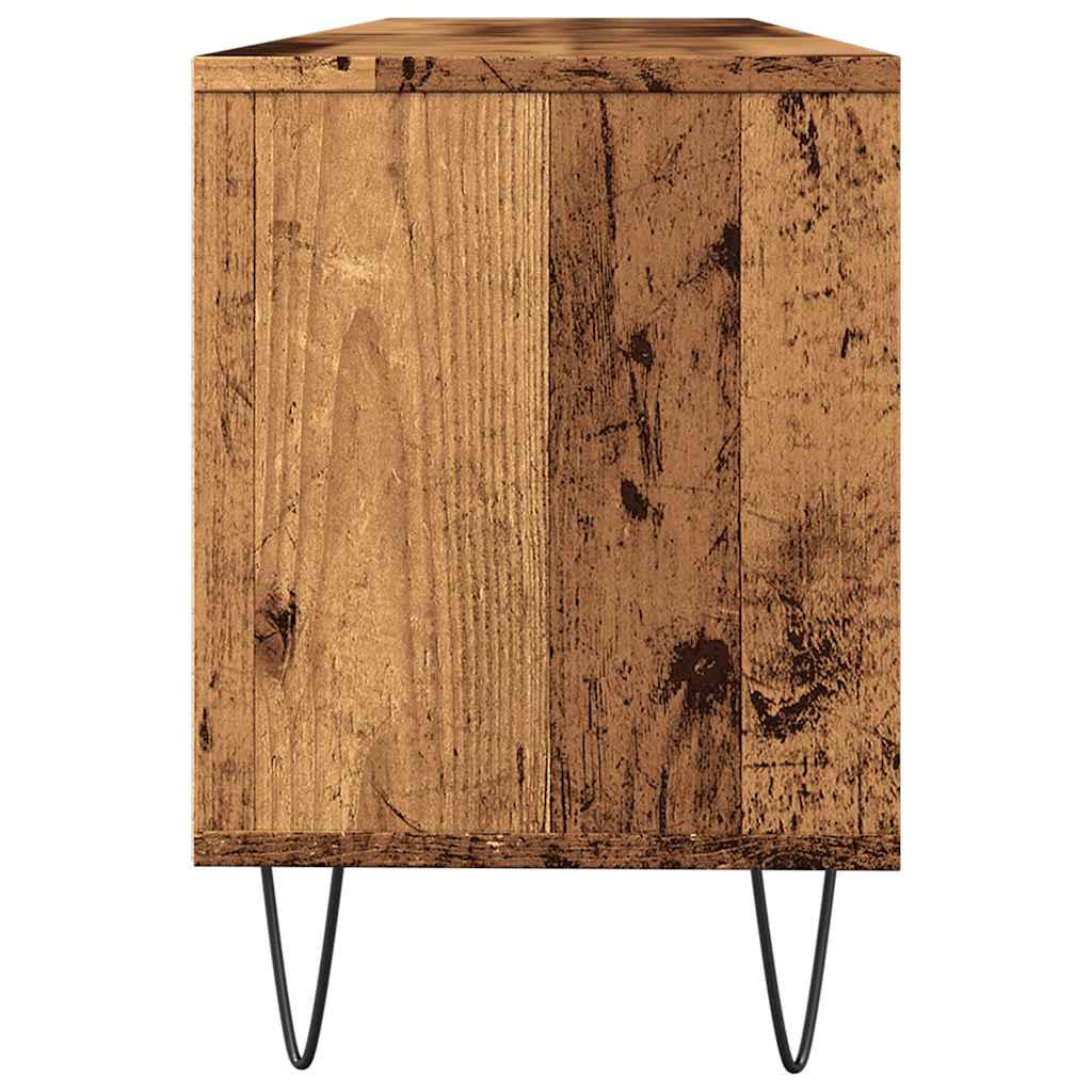 Meuble TV vieux bois 150x30x44,5 cm bois d'ingénierie - XIOS