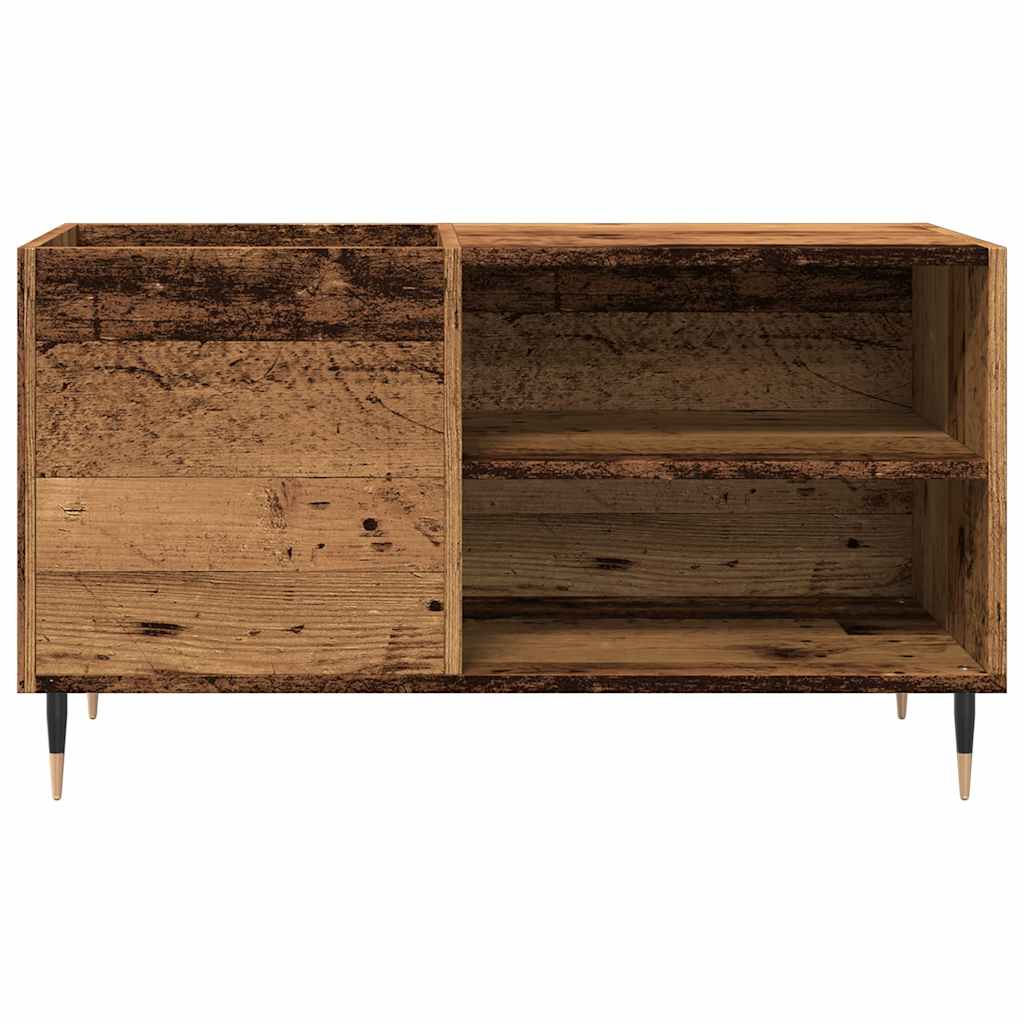 Armoire à disques vieux bois 84,5x38x48 cm bois d'ingénierie - XIOS