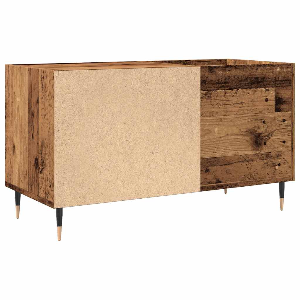 Armoire à disques vieux bois 84,5x38x48 cm bois d'ingénierie - XIOS