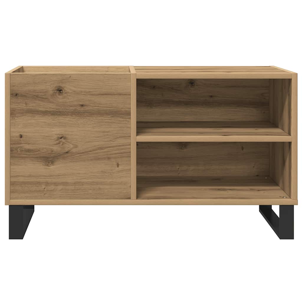 Armoire à disques chêne artisanal 84,5x38x48 cm bois ingénierie - XIOS
