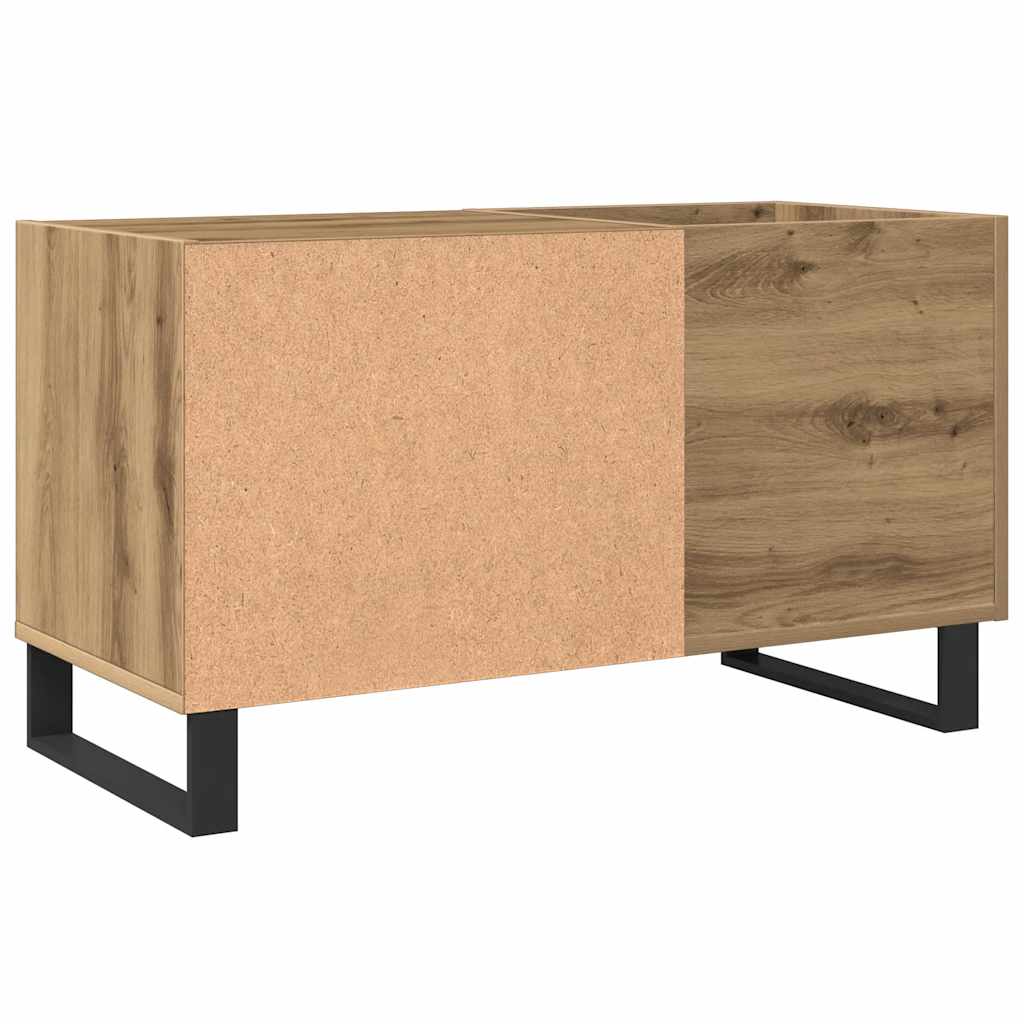 Armoire à disques chêne artisanal 84,5x38x48 cm bois ingénierie - XIOS
