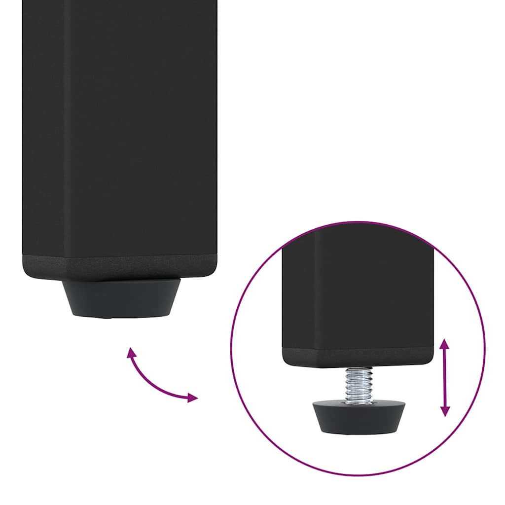 Table de chevet chêne artisanal 34x35,5x50 cm bois d'ingénierie - XIOS