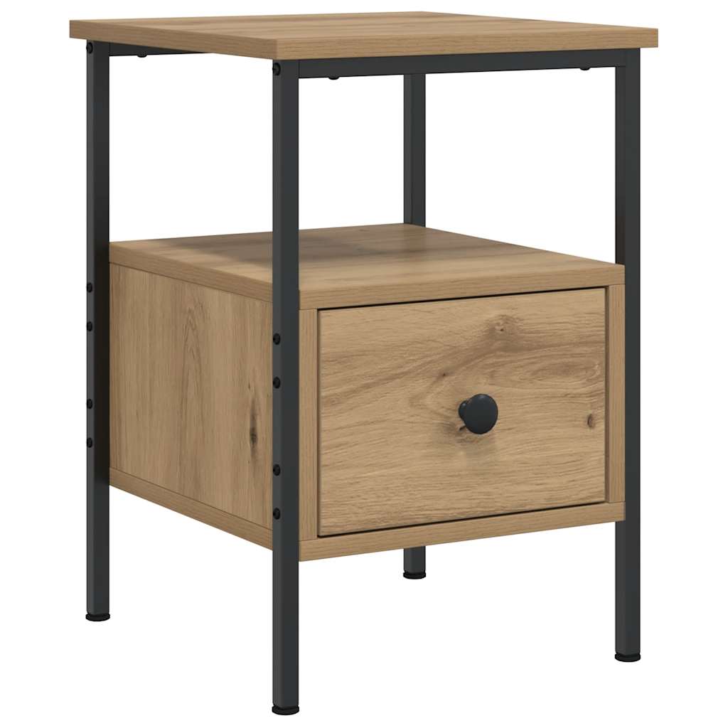 Tables de chevet 2 pcs chêne artisanal bois d'ingénierie - XIOS