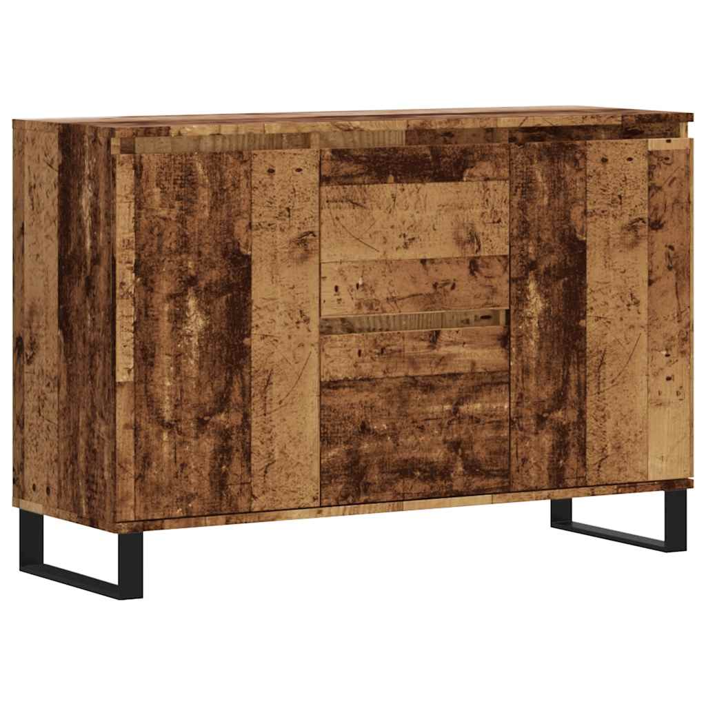 Buffet vieux bois 101,5x35x70 cm bois d’ingénierie - XIOS