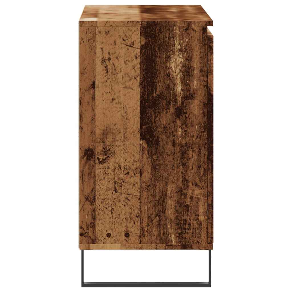 Buffet vieux bois 101,5x35x70 cm bois d’ingénierie - XIOS