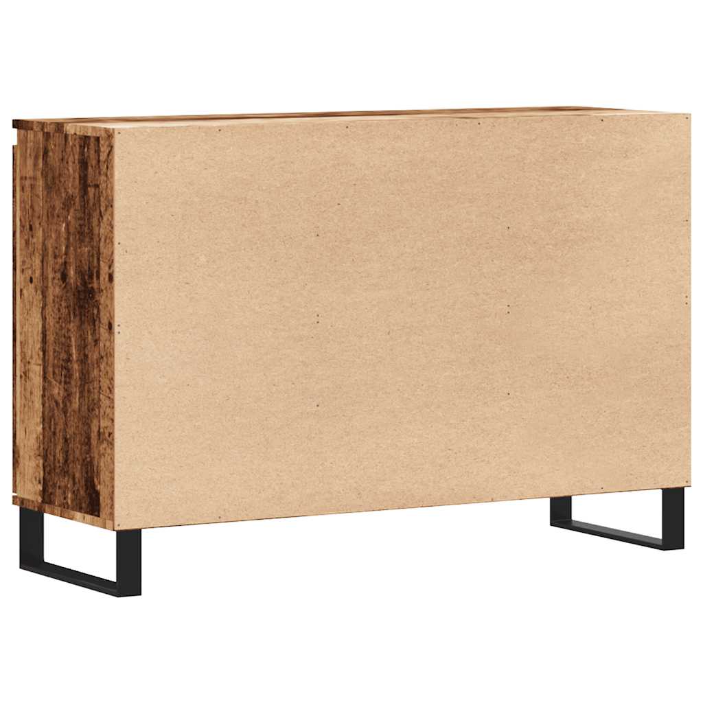 Buffet vieux bois 101,5x35x70 cm bois d’ingénierie - XIOS