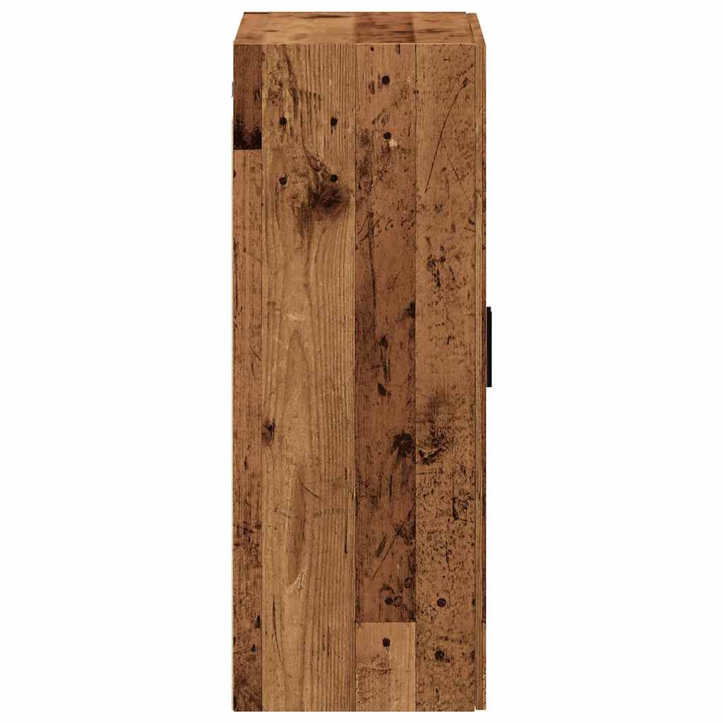 Armoire murale vieux bois 69,5x34x90 cm - XIOS