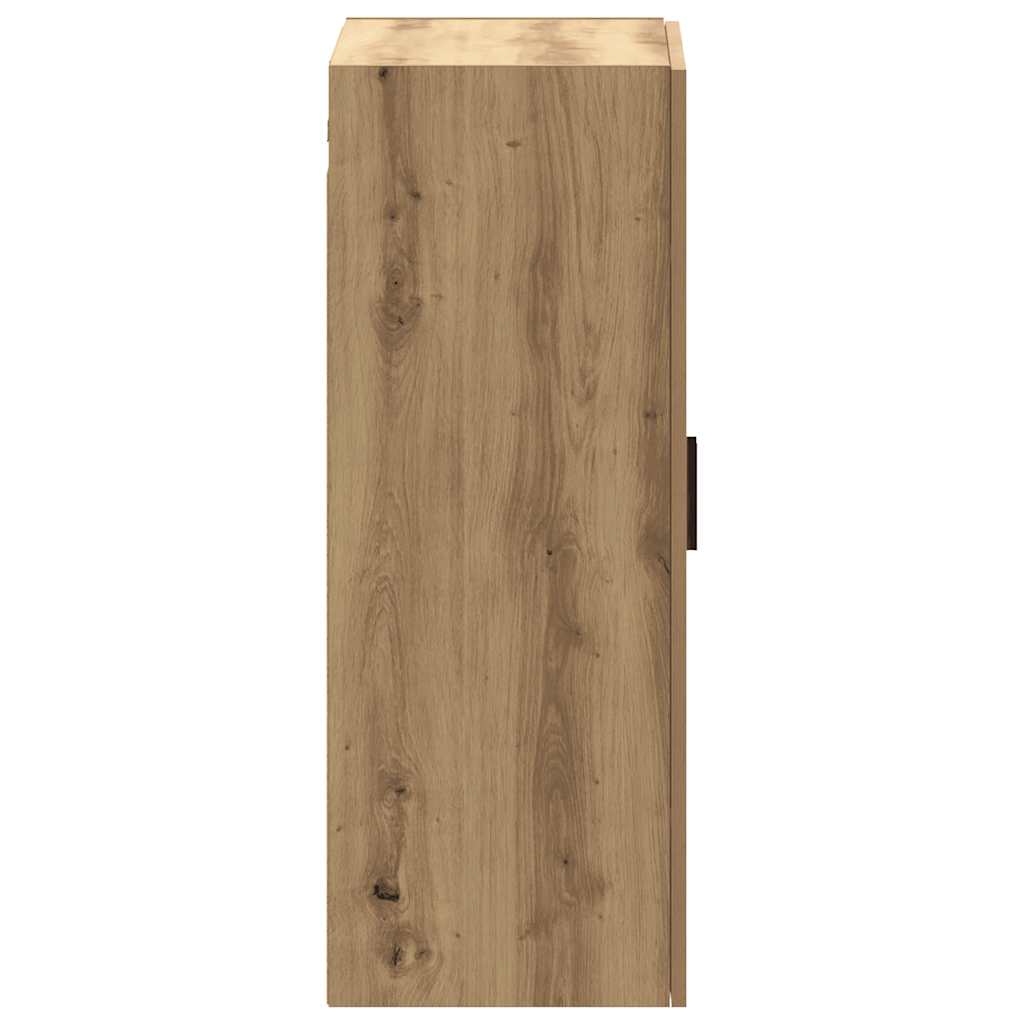 Armoire murale chêne artisanal 69,5x34x90 cm