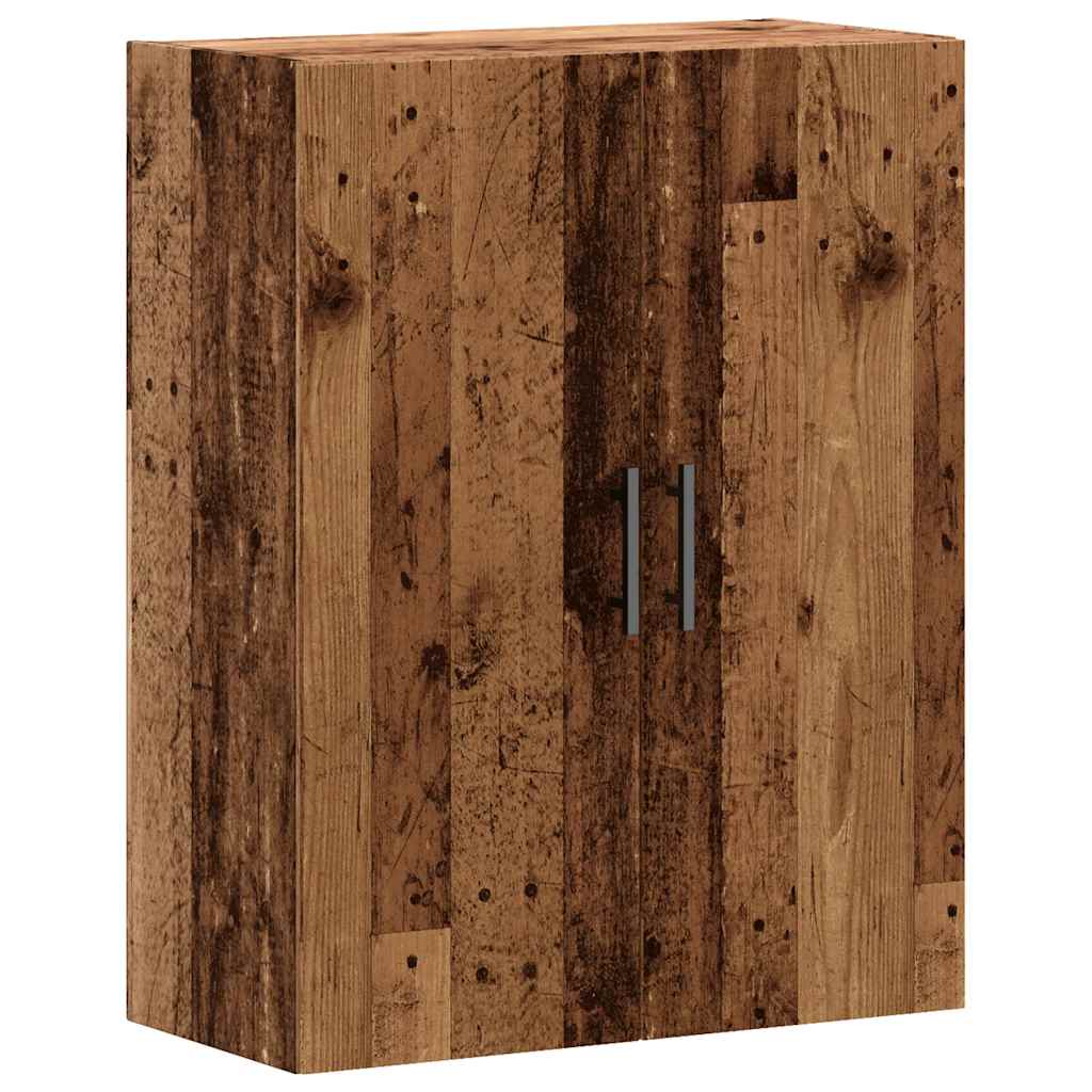 Armoire murale vieux bois 69,5x34x90 cm - XIOS