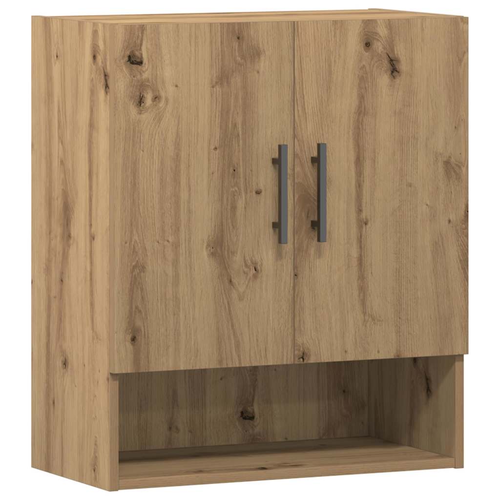 Armoire murale chêne artisanal 60x31x70 cm bois d'ingénierie - XIOS