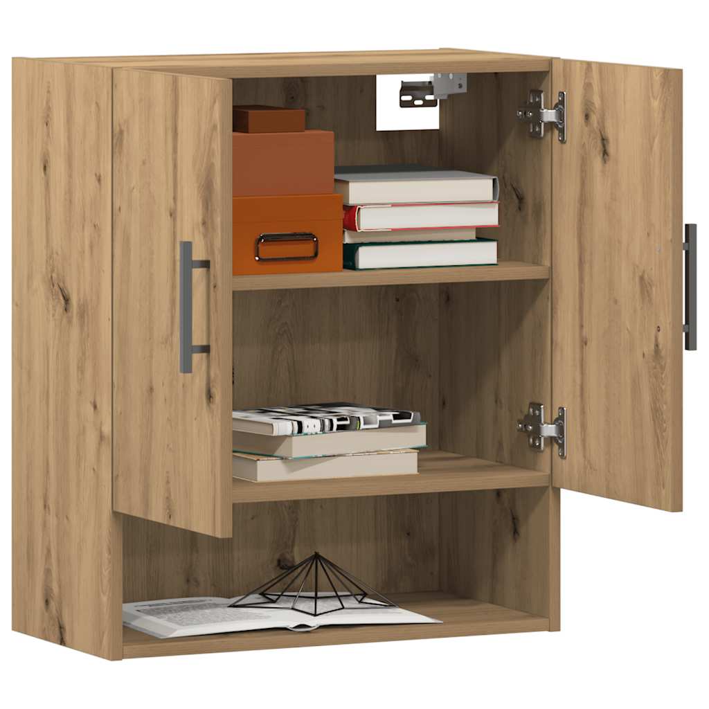 Armoire murale chêne artisanal 60x31x70 cm bois d'ingénierie - XIOS