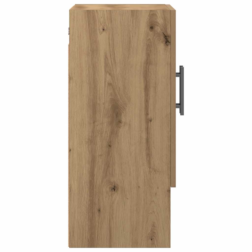 Armoire murale chêne artisanal 60x31x70 cm bois d'ingénierie - XIOS
