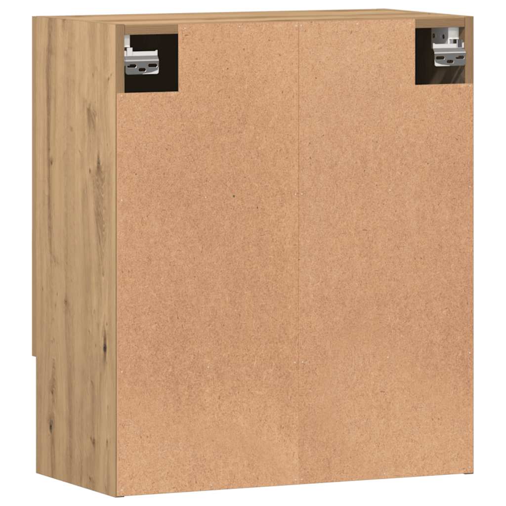 Armoire murale chêne artisanal 60x31x70 cm bois d'ingénierie - XIOS